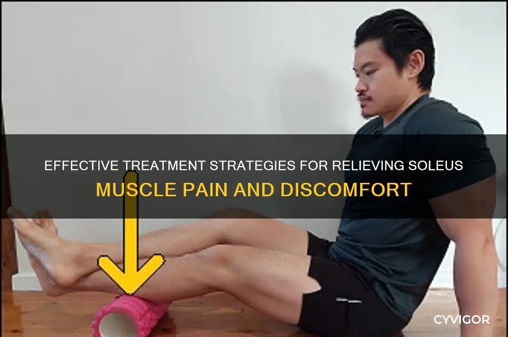 how to treat soleus muscle pain
