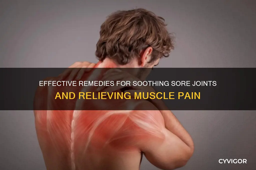 how to treat sore joints and muscles