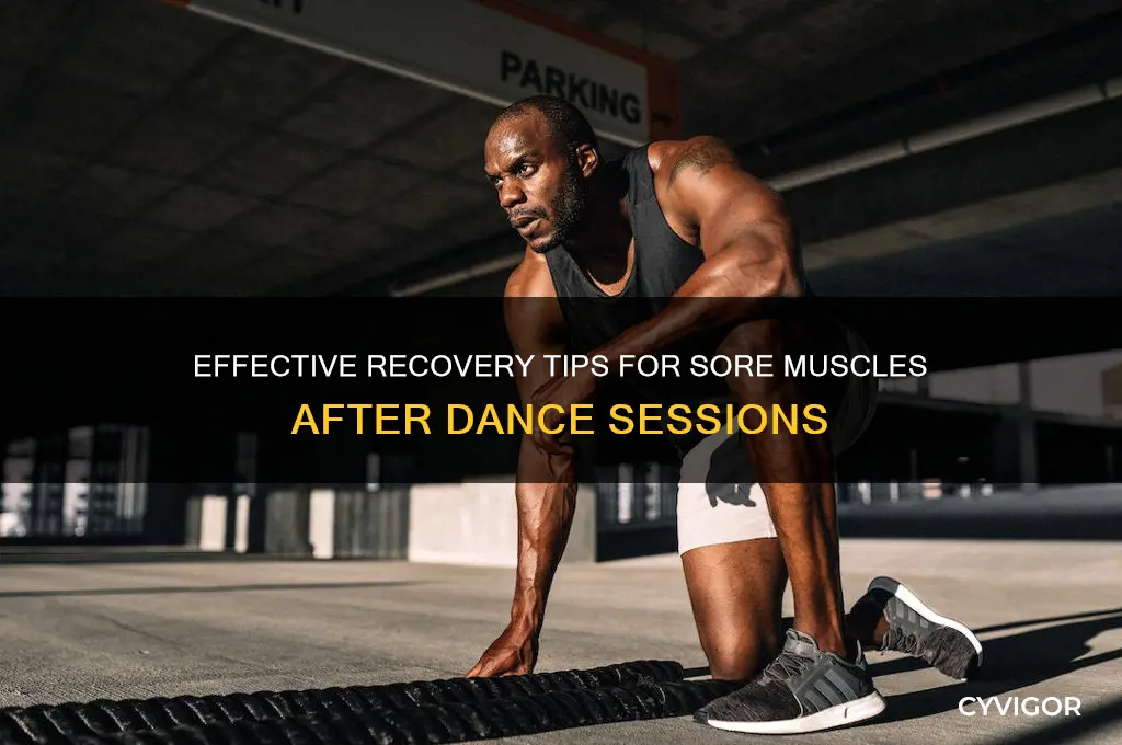 how to treat sore muscles after dance
