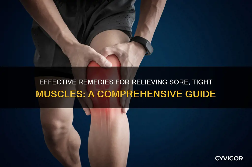 how to treat sore tight muscles