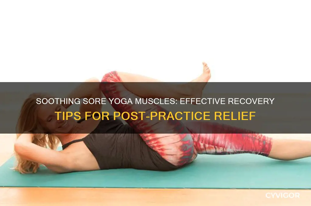 how to treat sore yoga muscles