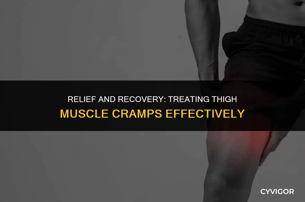 how to treat thigh muscle after cramp