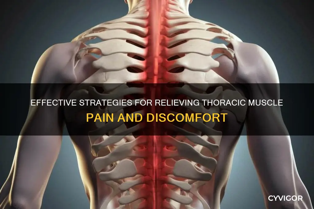 how to treat thoracic muscle pain
