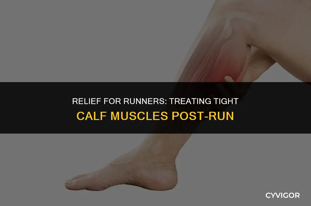 how to treat tight calf muscles after running