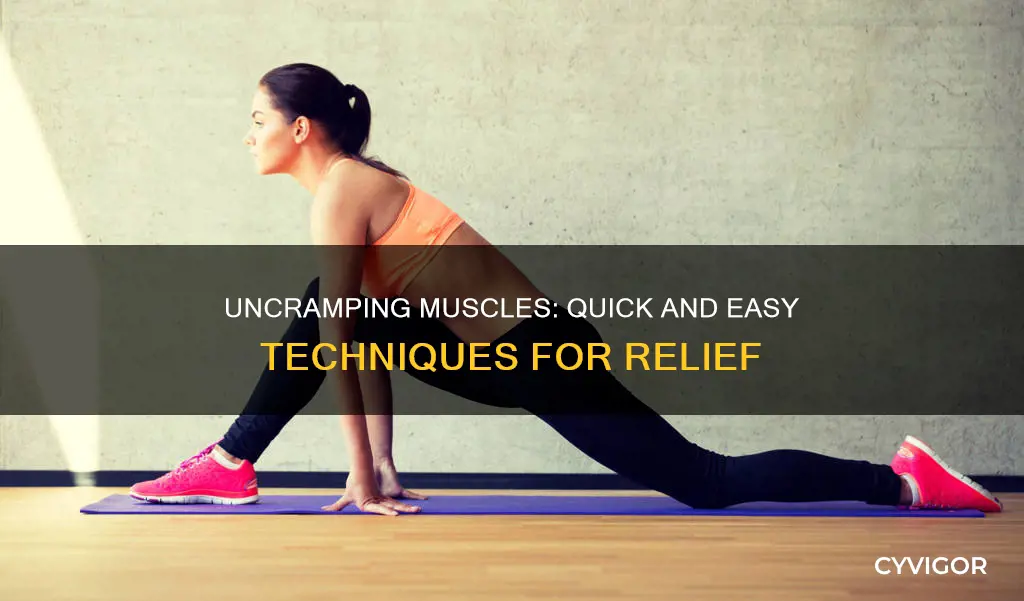 how to uncramp a muscle