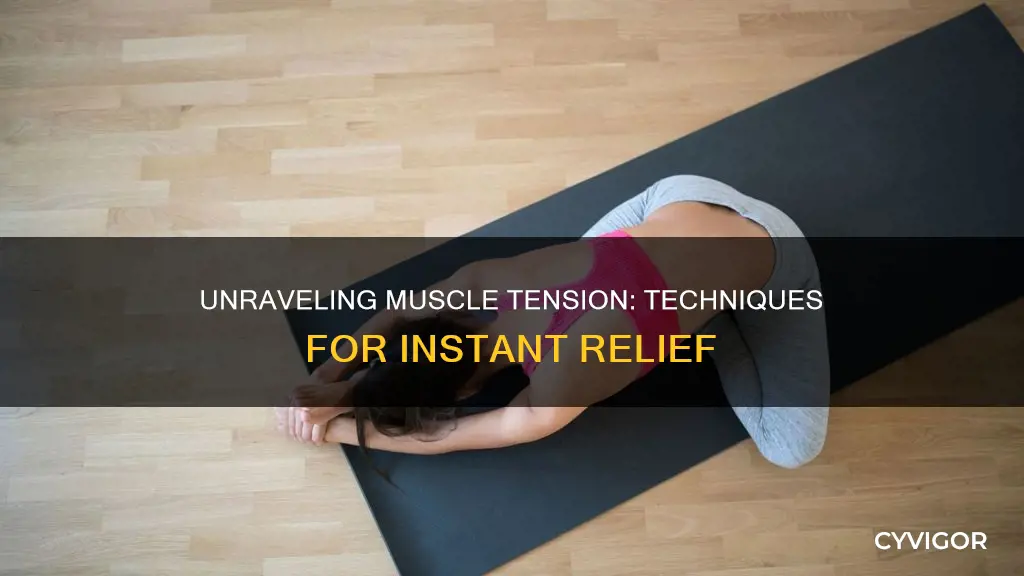 how to untease muscle
