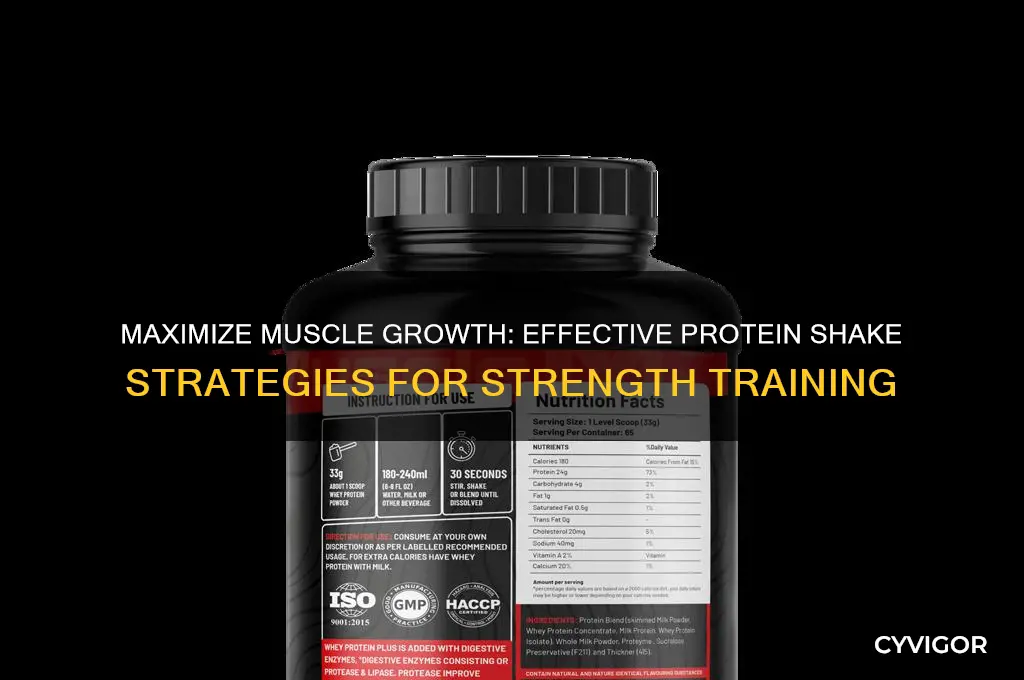 how to use protein shakes to gain muscle