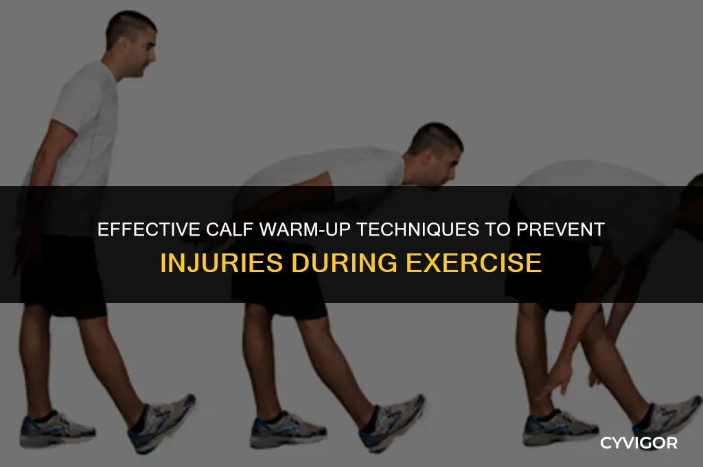 how to warm up calf muscles before exercise