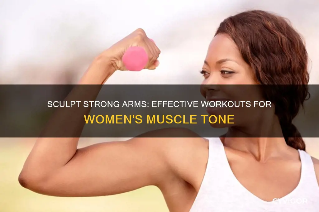 how to work arm muscles for women