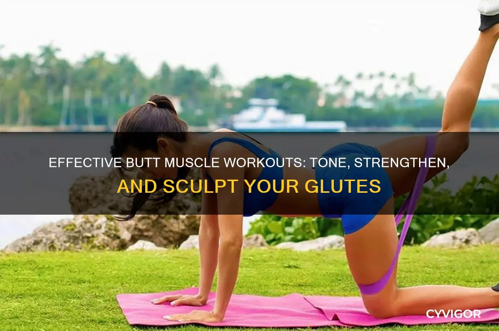 how to work butt muscles