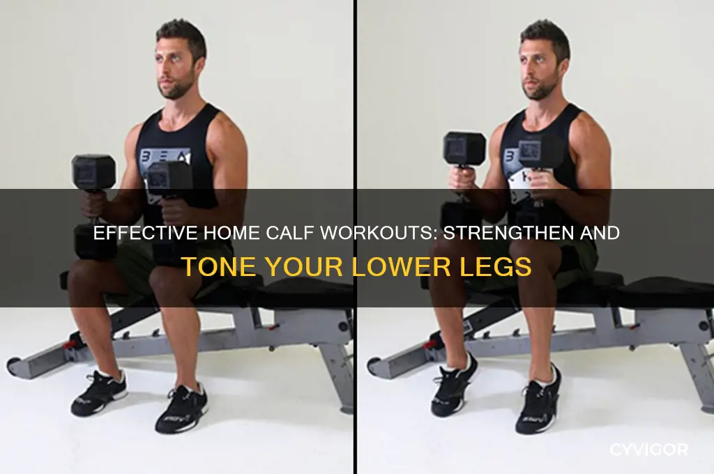 how to work calf muscles at home