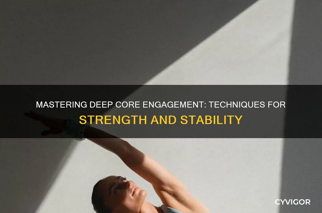 how to work deep core muscles