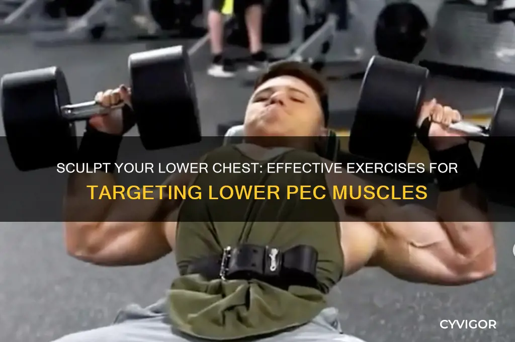 how to work lower pec muscles