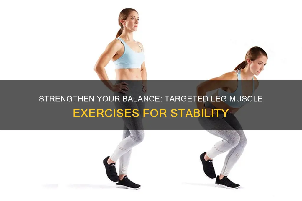 how to work on balance muscles legs