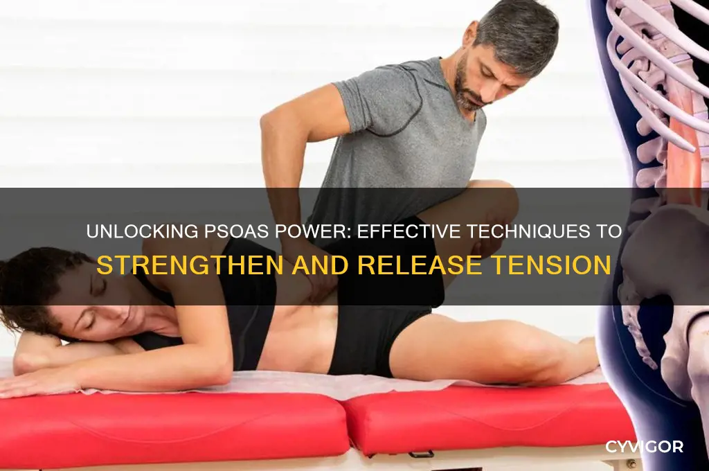 how to work on the psoas muscle