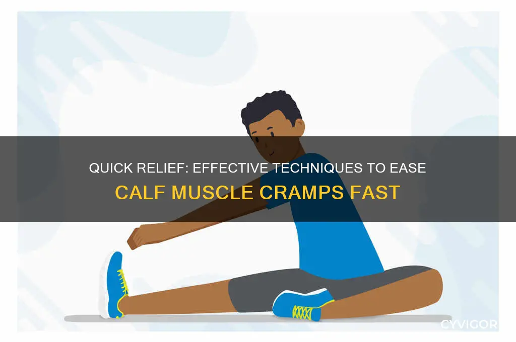 how to work out a calf muscle cramp
