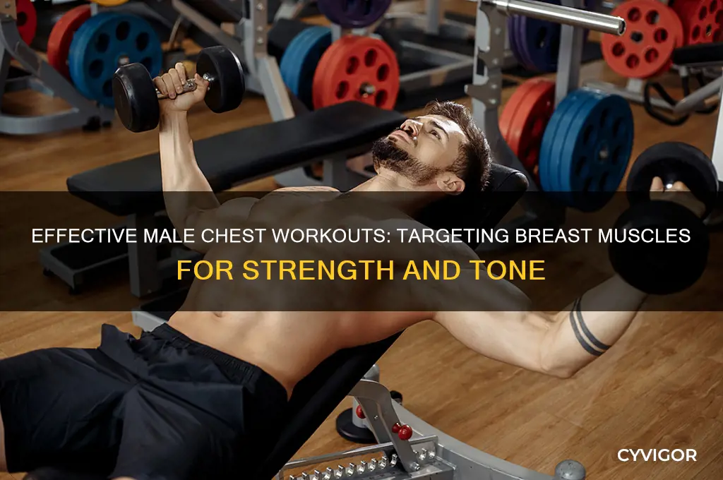 how to work out breast muscles in males