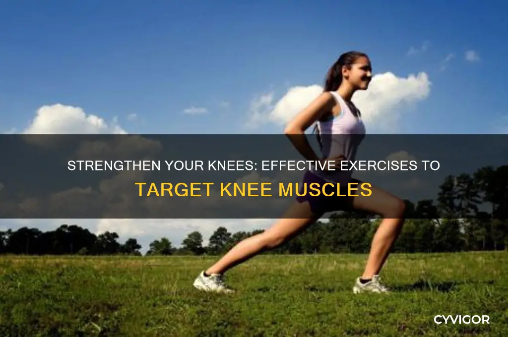 how to work out knee muscles