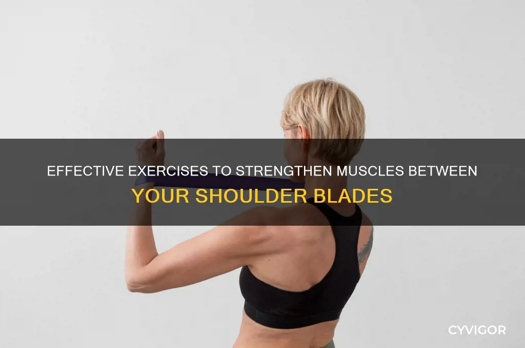 how to work out muscles between shoulder blades