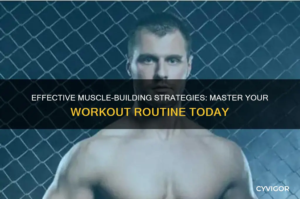 how to work out muscles
