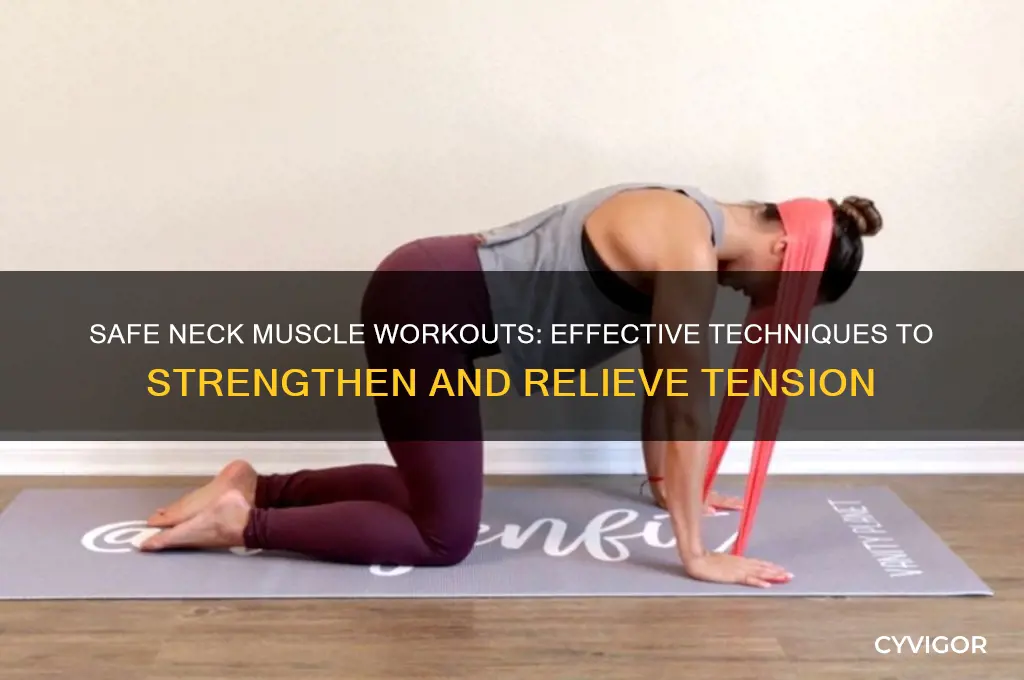 how to work out neck muscle safely