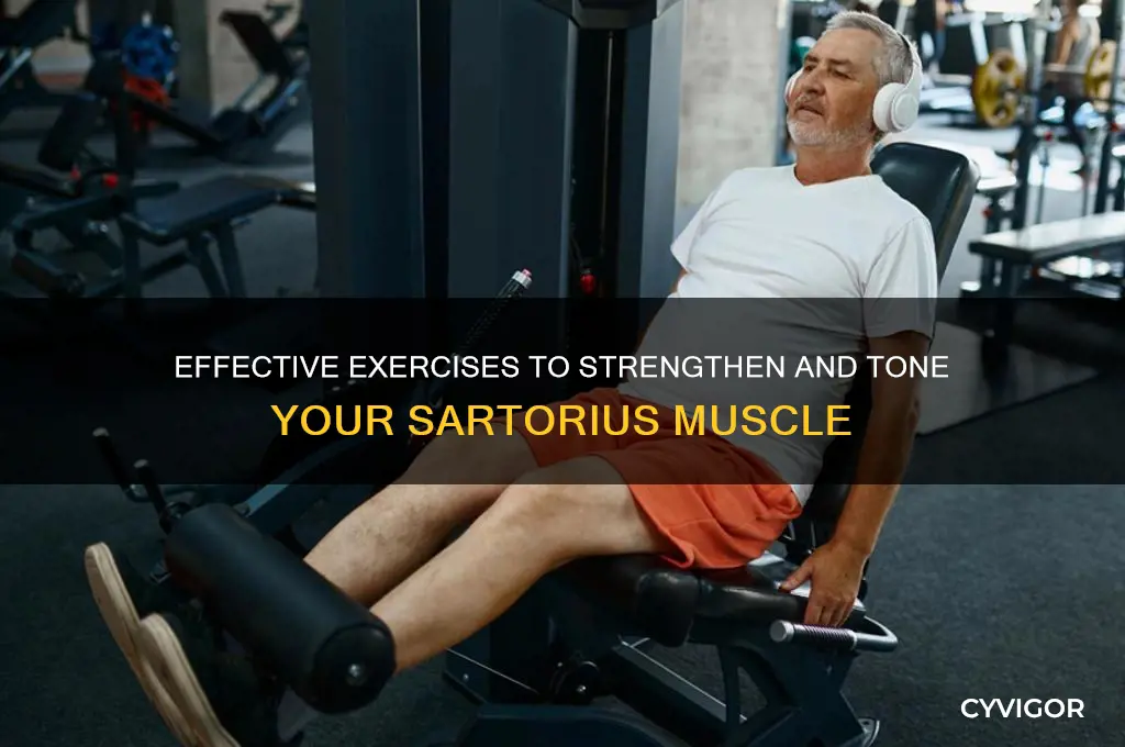 how to work out sartorius muscle