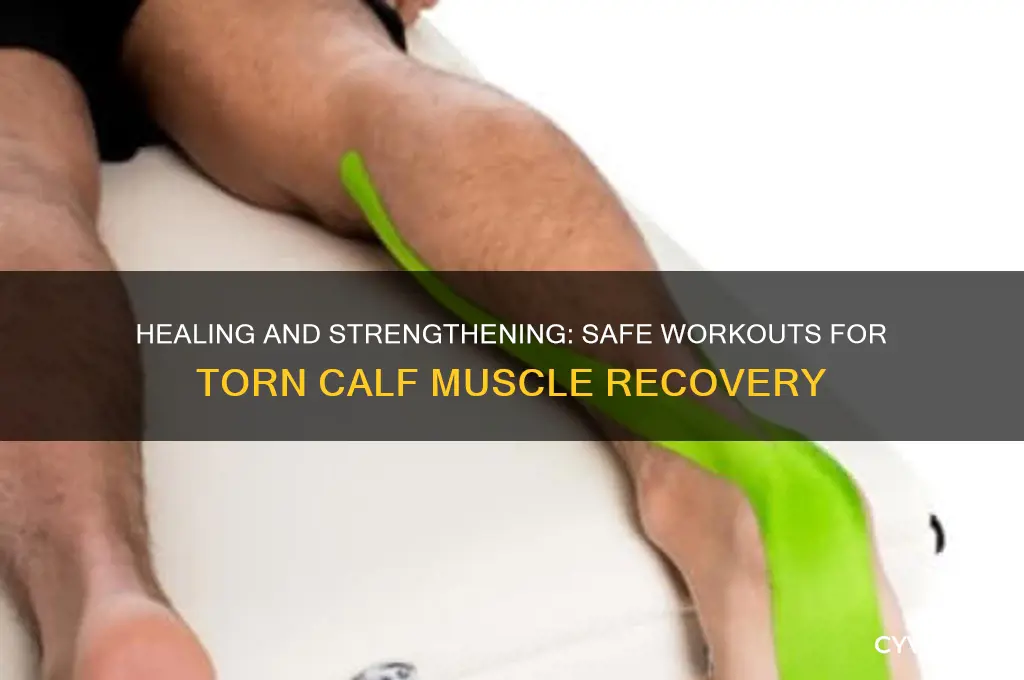how to work out with a torn calf muscle