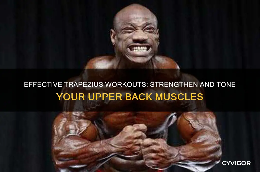how to work out yourtrapezius muscle