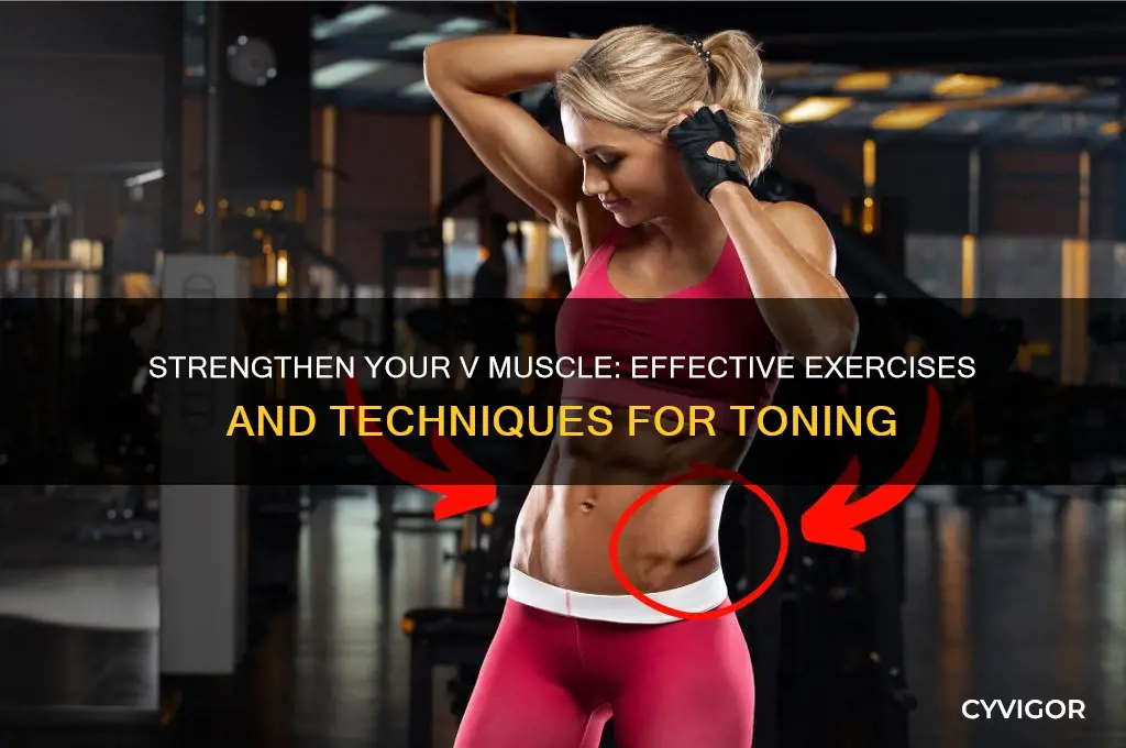 how to work the v muscle