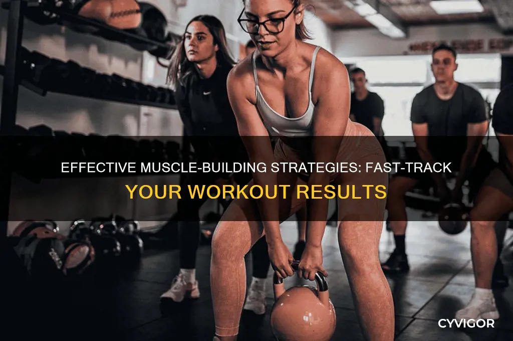 how to workout and gain muscle quickly