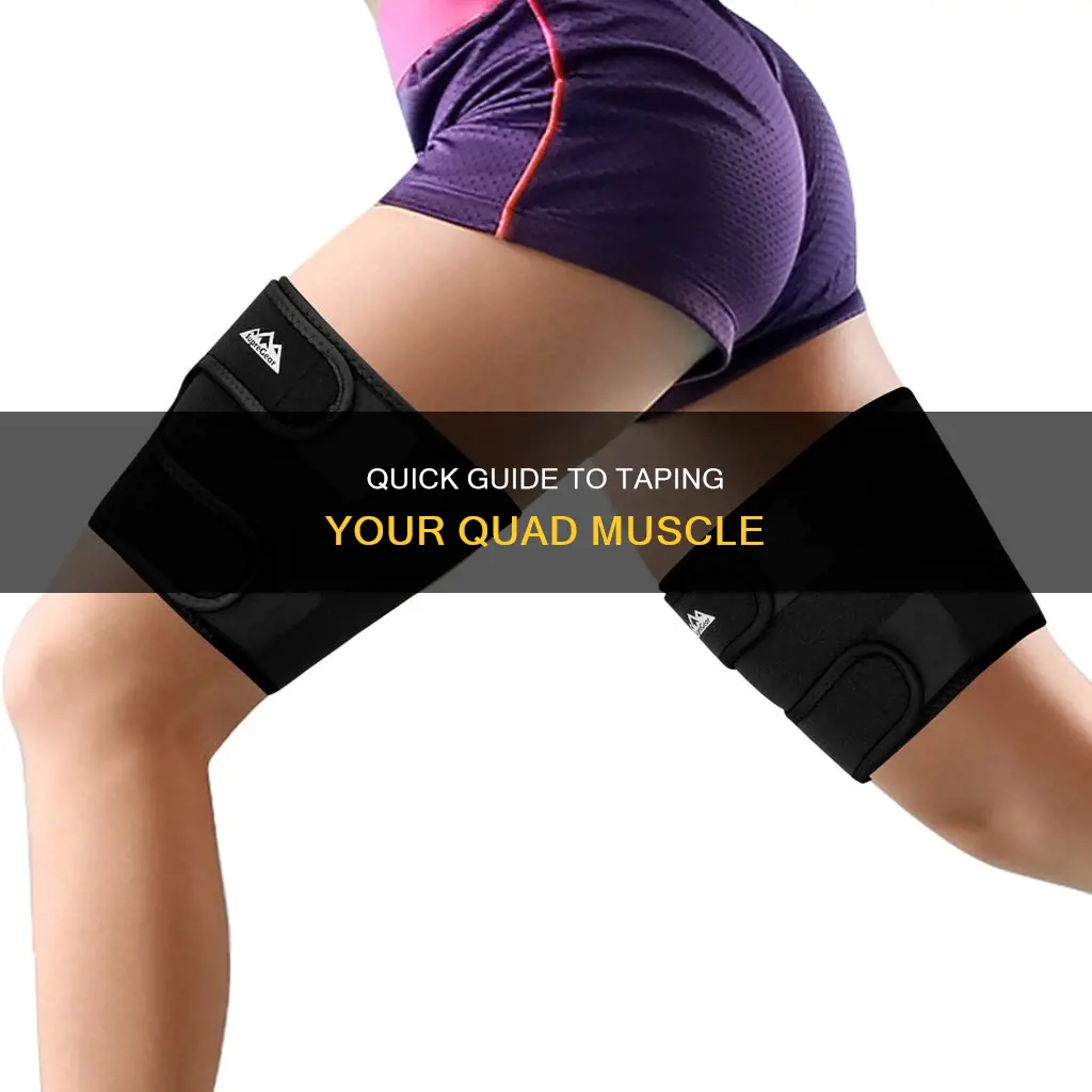how to wrap quad muscle
