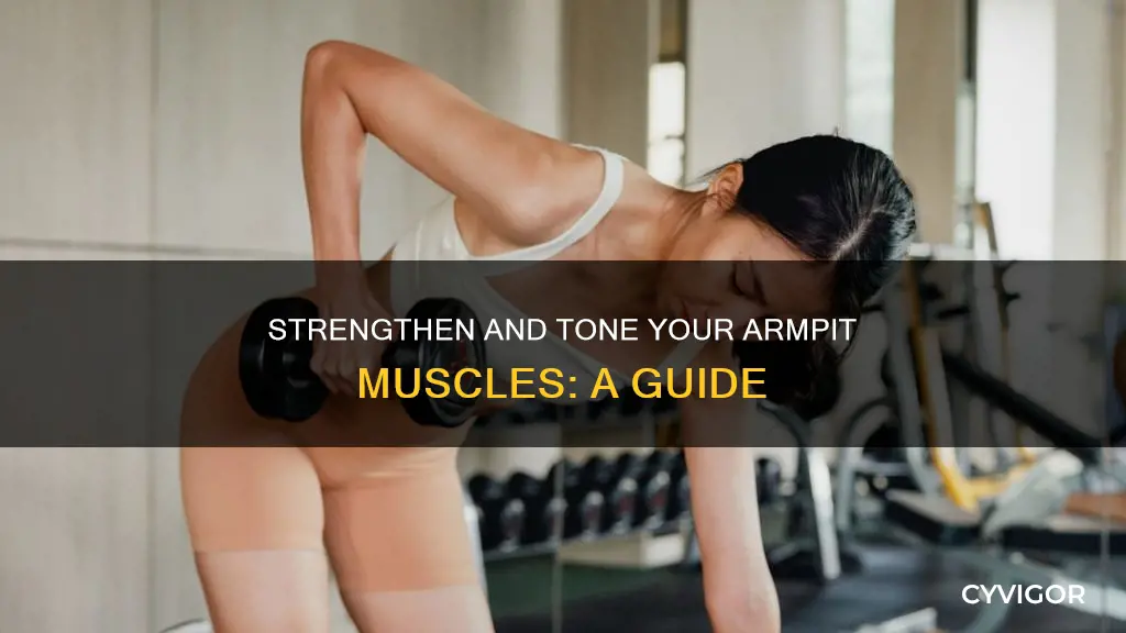 how tone muscles around armpit