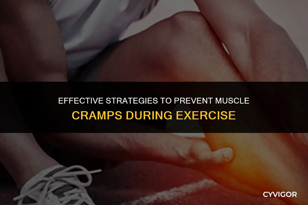 how tonprevent muscle cramps