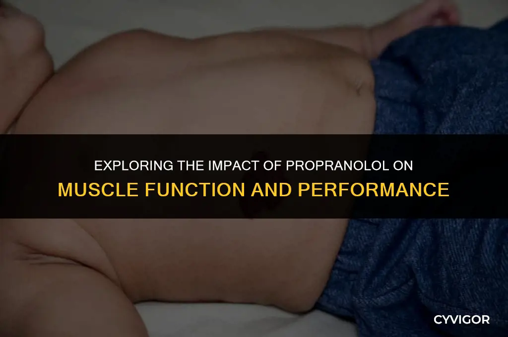 how toprol affects muscl