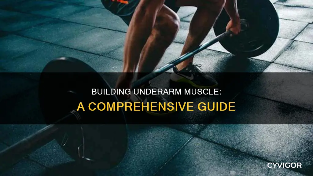 how tovbuild underarm muscle