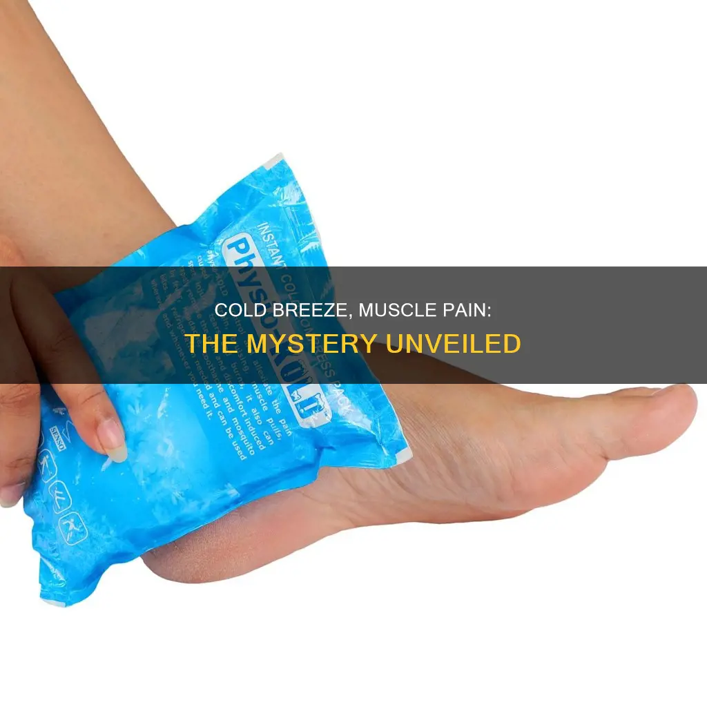 how would a cold breeze over a muscle cause pain