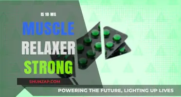 Is a 10mg Muscle Relaxer Strong Enough for Relief?