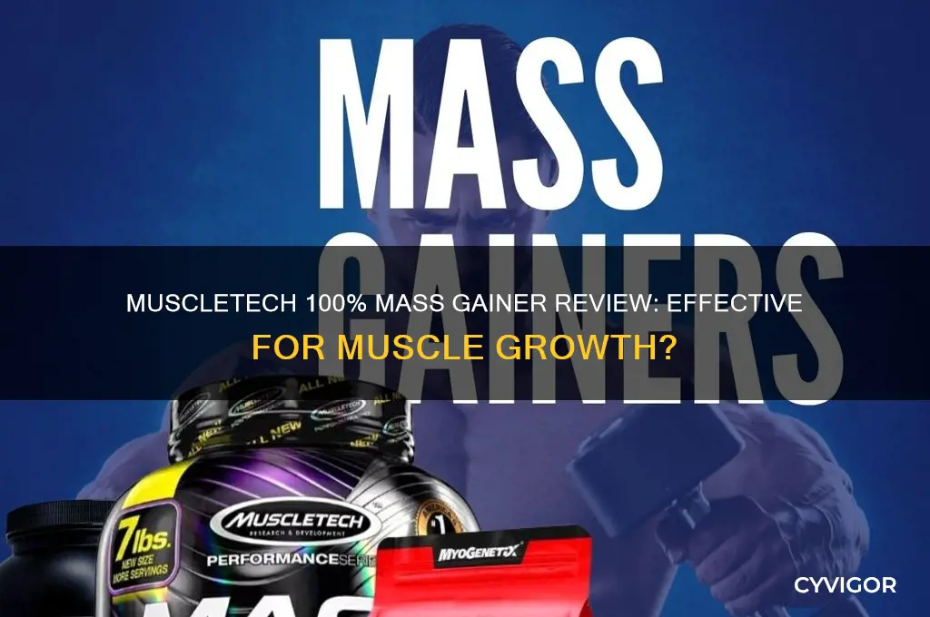 is 100 mass gainer muscle tech good