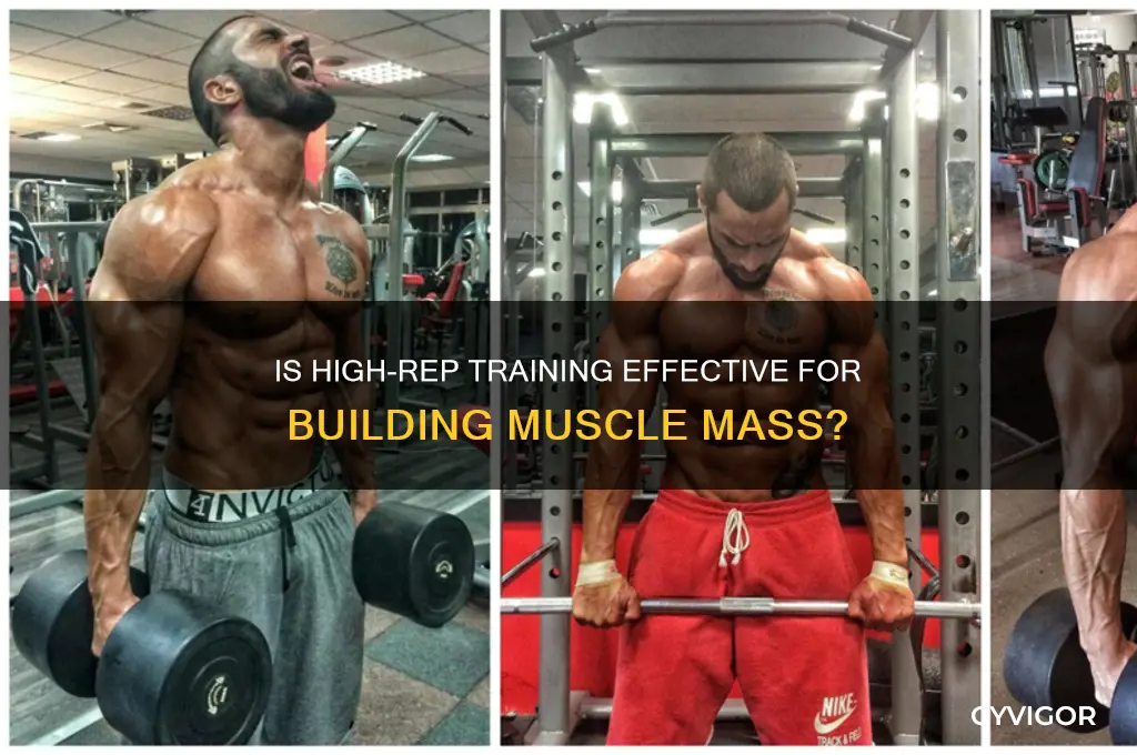 is 100 reps good for muscle growth