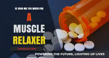 Is 1500 mg of Muscle Relaxer Safe or Excessive?