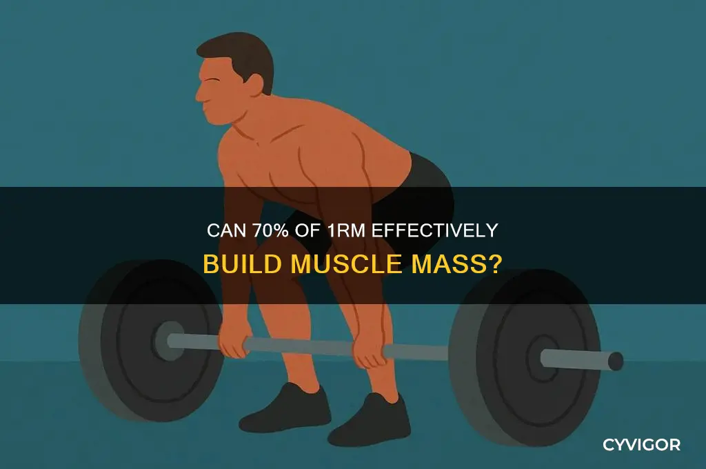 is 70 of 1rm enough to gain muscle