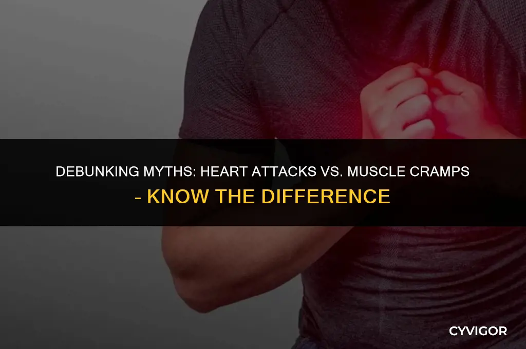 is a heart attack a muscle cramp