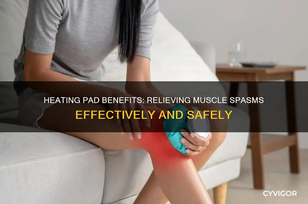 is a heating pad good for muscle spasms