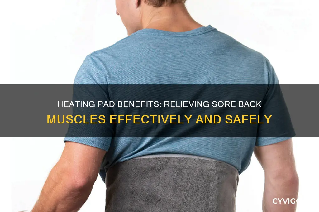 is a heating pad good for sore back muscles
