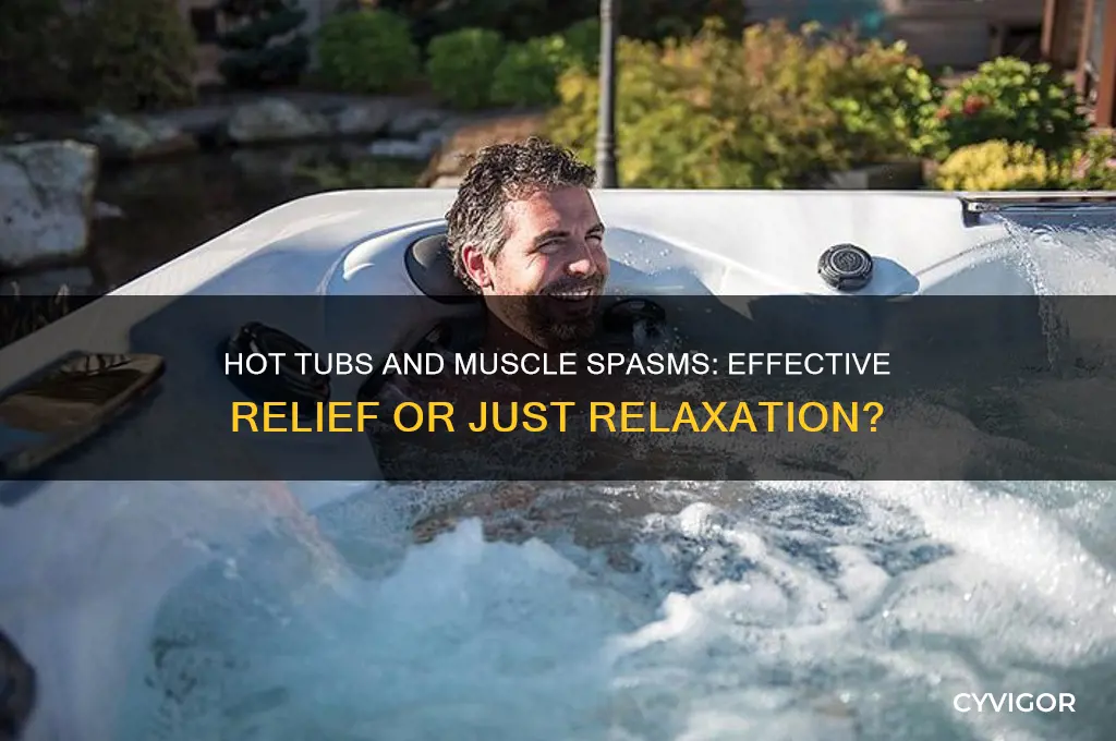 is a hot tub good for muscle spasms