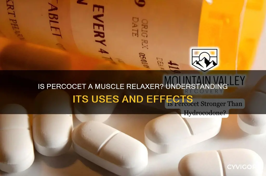 is a perc a muscle relaxer