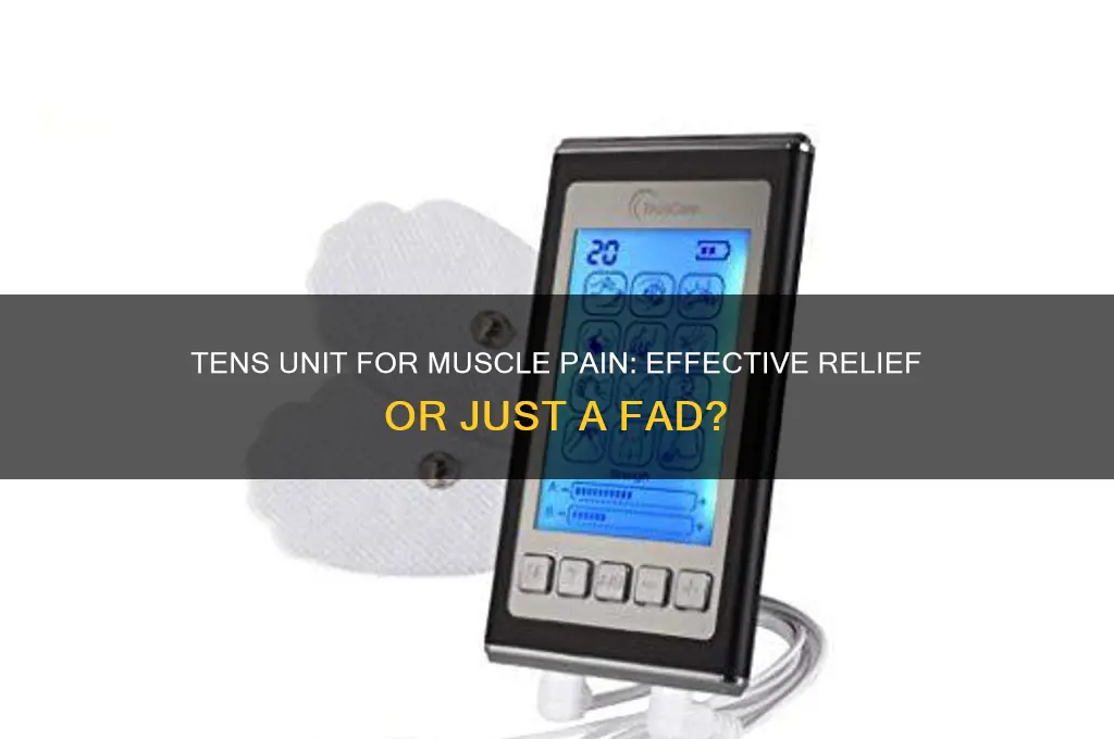 is a tens unit good for muscle pain