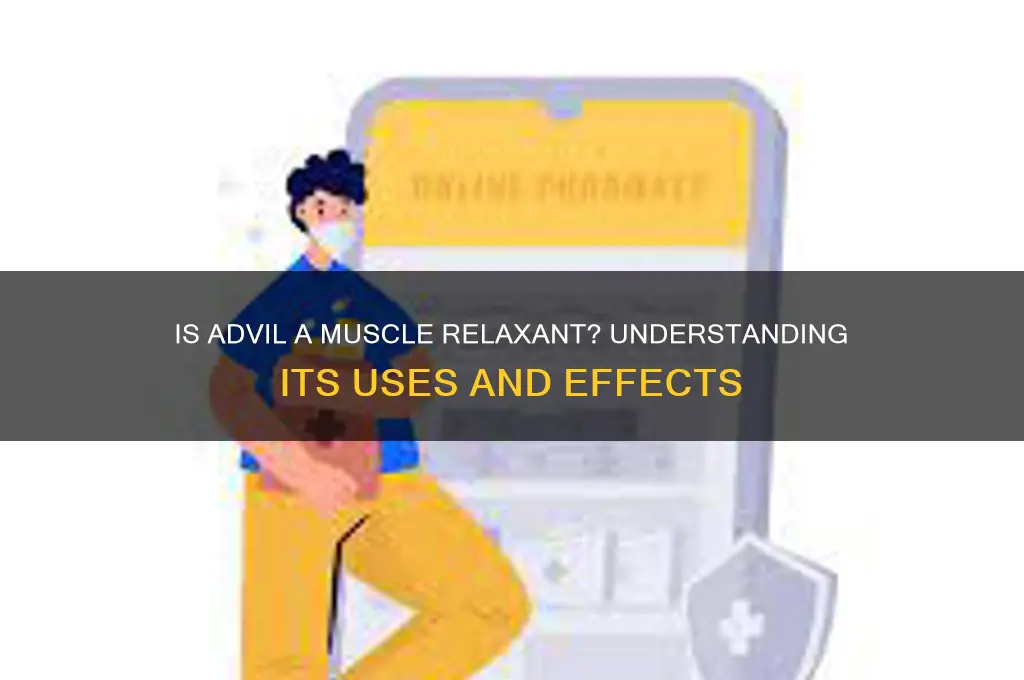 is advil a muscle relaxant