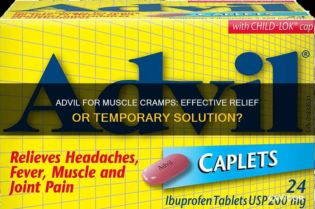 is advil good for muscle cramps