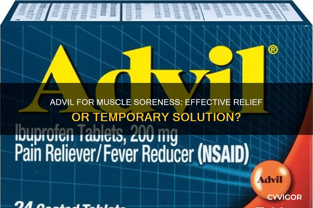 is advil good for muscle soreness